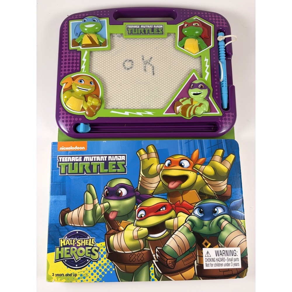 Teenage Mutant Ninja Turtles Half-Shell Heroes Magnetic Drawing Learning Book